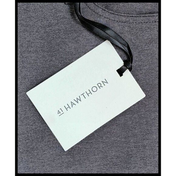 NWT 41 Hawthorn Straight Fixed Waist Canopy Ponte Pants Grey Gray 10 NEW - Picture 7 of 9